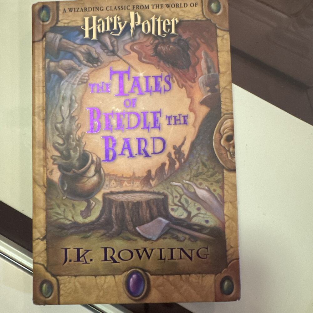 HARRY POTTER The Tales Of Beedle The Bard JK Rowling Hard copy